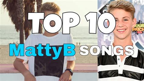 TOP 10 MattyB Songs - YouTube