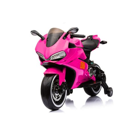 Electric 12V Kids Mini Bike Ride On Toys Bluetooth Motorcycle, LED Wheels and Trianing Wheels ...