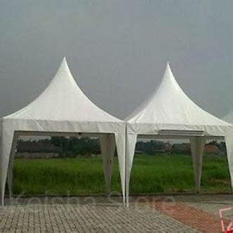 Jual Tenda Kerucut ukuran 2x2 tenda cafe model Sarnafil Lancip - Putih ...