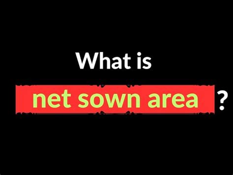 What is net sown area ? || Geography || #nersownarea - YouTube