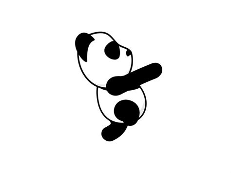 Dancing Panda by Andy Kelly on Dribbble