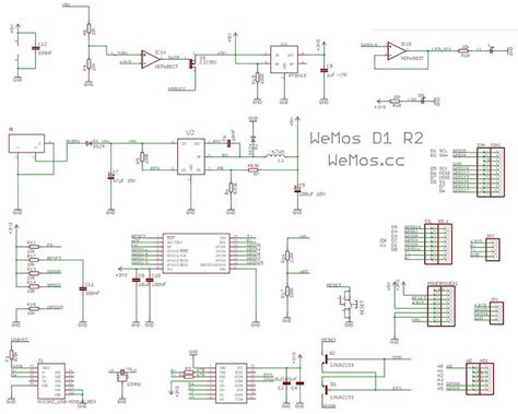 Wemos D1 R32 Schematic