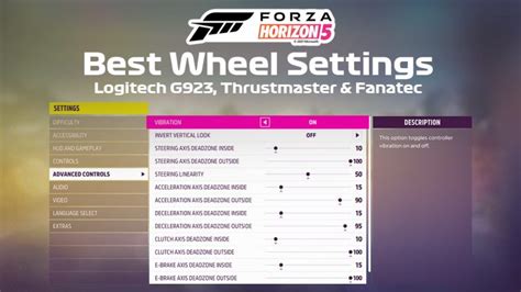 Forza Horizon 5 Best Wheel Settings - Logitech, Fanatec + More!