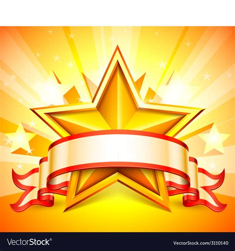 Star banner Royalty Free Vector Image - VectorStock