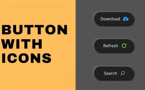 How to create button with icon in html and css | Dieno Digital Marketing Services