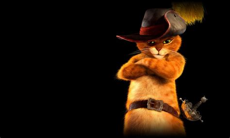 Puss in Boots HD Wallpaper - The Dashing Hat-Cat