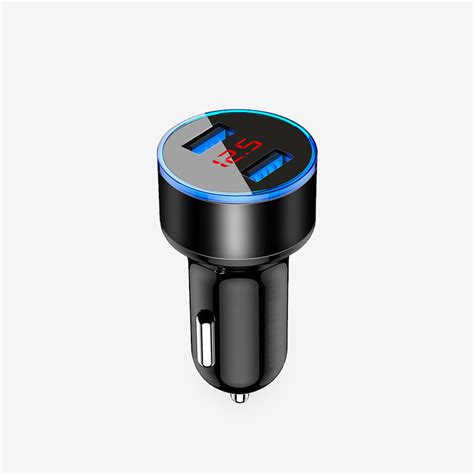 Dual USB Car Charger Adapter for Cell Phone/Tablet - IVOOE