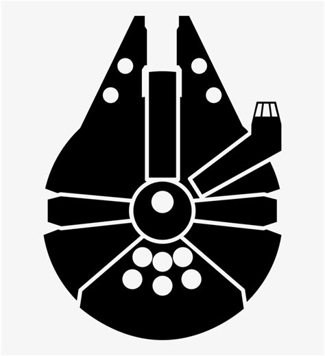 Millennium Falcon - Star Wars Millennium Falcon Symbol - Free Transparent PNG Download - PNGkey