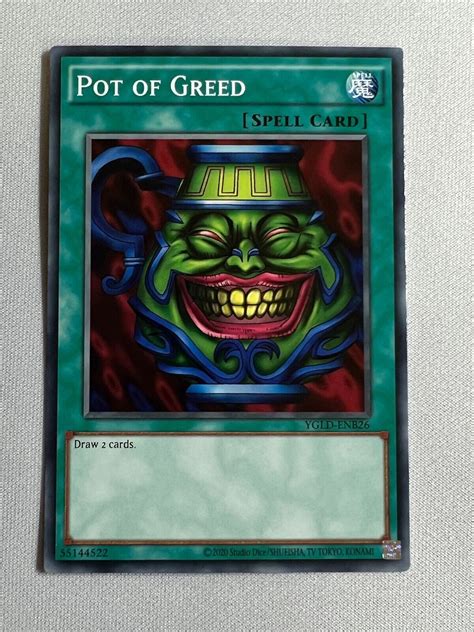 Yugioh Pot of Greed YGLD-ENB26 Common NM - International Society of ...