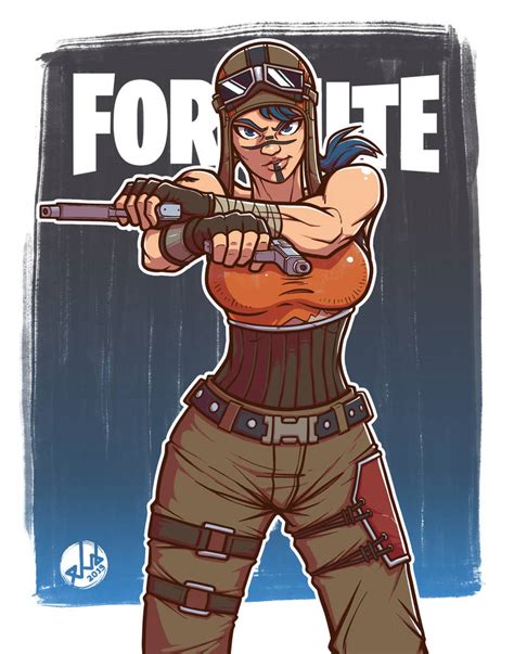 Fortnite - Renegade Raider by snowkie on DeviantArt