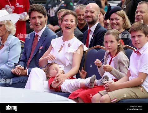 Justin Trudeau, Prime Minister of Canada and his wife Sophie Gregoire ...