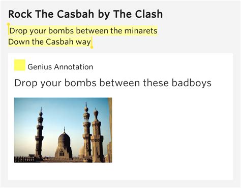 Drop your bombs between the minarets / Down the Casbah way – Rock The ...