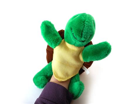 Franklin Turtle Plush Toy Hand Puppet - Etsy