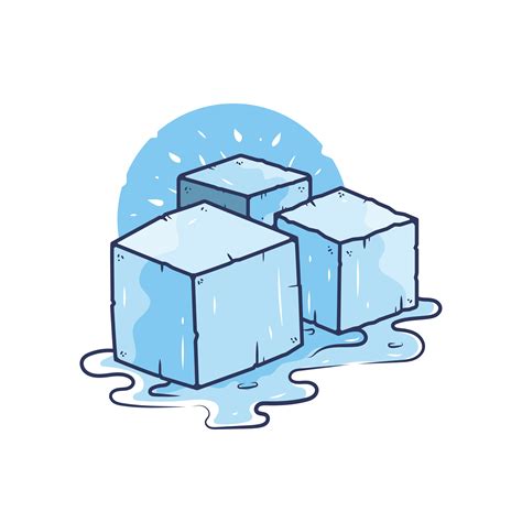 Ice Cube Vector 555044 Vector Art at Vecteezy