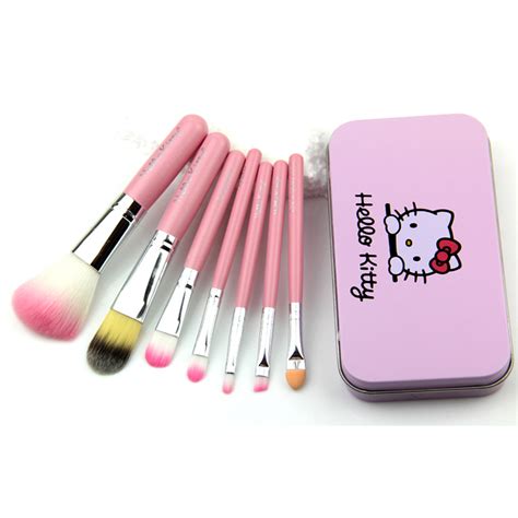 Cute Quality Hello Kitty 7PCS Beauty Cosmetic Brush Set - China Makeup ...