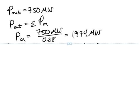 SOLVED:A coal-fired power plant that operates at an efficiency of 38 % ...