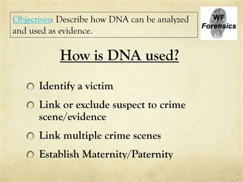 PPT - DNA Evidence PowerPoint Presentation, free download - ID:4257596