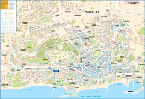 Marbella tourist map Marbella, Map Of Spain, Puerto Banus, Tourist Map, Balearic Islands ...