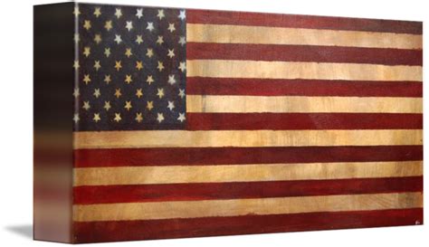 Vintage American Flag #1 by Adam Varga