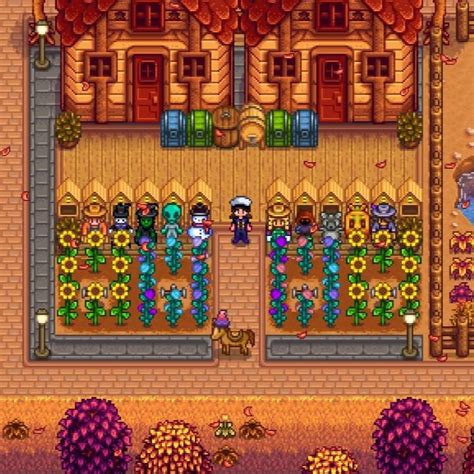 Behold! My scarecrow collection! : StardewValley | Stardew valley ...