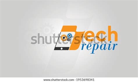 Tech Mobile Repair Logo Design Stock Vector (Royalty Free) 1953698341 ...