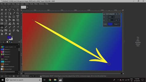 Make a Custom Gradient in GIMP