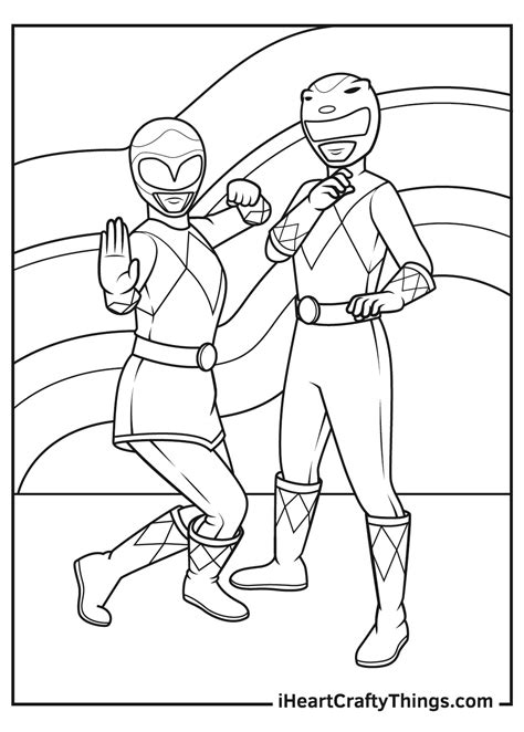 Power Rangers Coloring Pages Pdf