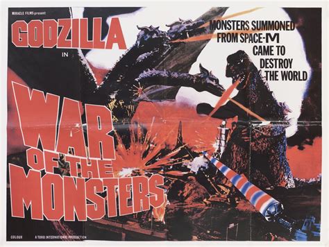 Godzilla Vs. Gigan Original 1972 British Quad Movie Poster - Posteritati Movie Poster Gallery