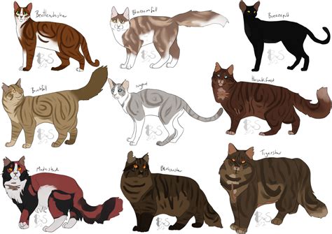 Dark forest cats and tranees by WCRFE on DeviantArt