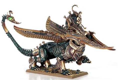 Warhammer Fantasy Battle Tabletop Gaming: Necrosphinx model 360 degrees ...