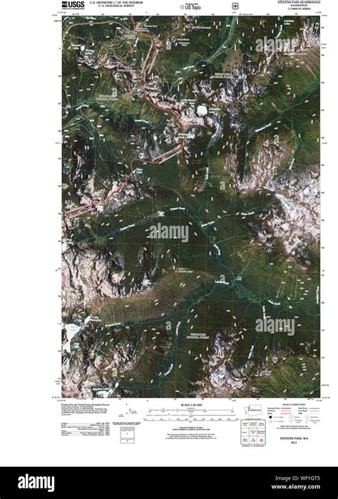 Stevens Pass Map Washington