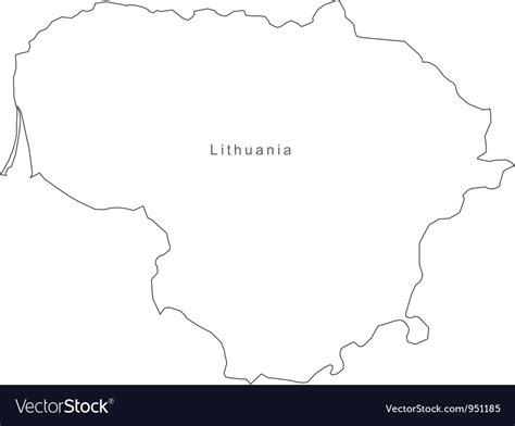 Outline Map Research Activity #1 - Lithuania - Enchantedlearning.com 48F