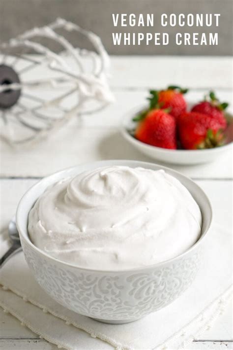 Vegan Whipped Cream Recipe - Real Food Real Deals