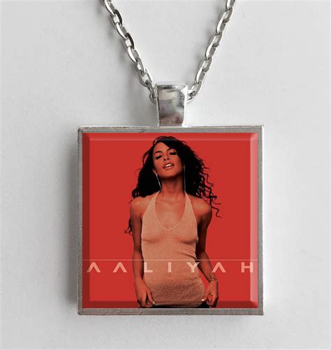 Aaliyah - Self Titled- Album Cover Art Pendant Necklace – Hollee