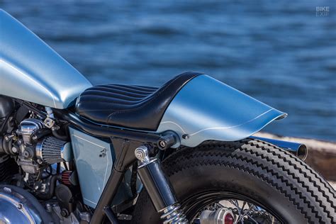 Ocean Breeze: A custom Triumph Bonneville T100 by Heiwa MC | Bike EXIF