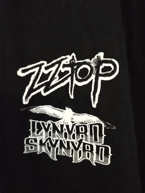 ZZ Top, Lynyrd Skynyrd, Concert Tour Shirt, Original Crew Shirt! Authentic Vintage 1999! ZZ Top ...