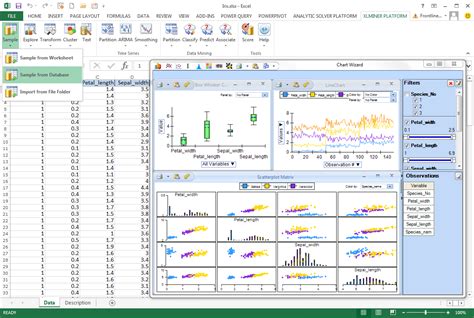 Data Mining Spreadsheets with Frontline Solvers V2015 Offers Excel Users Enterpriselevel Text ...