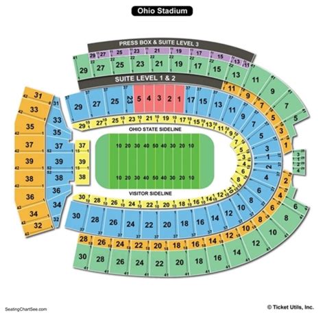 Ohio State Football Stadium Seating Map