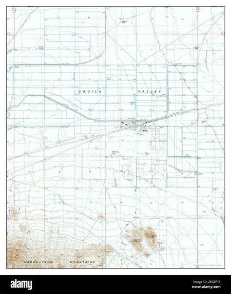 Aguila, Arizona, map 1990, 1:24000, United States of America by Timeless Maps, data U.S ...