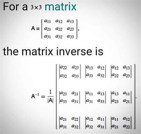 Inverse of a 3x3 Matrix Formula - GiovannaewaHudson