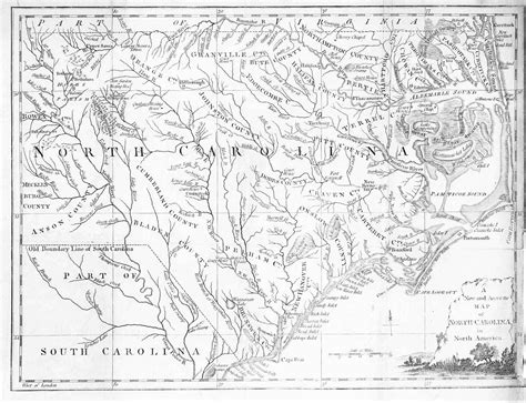 Old maps, North carolina map, Map