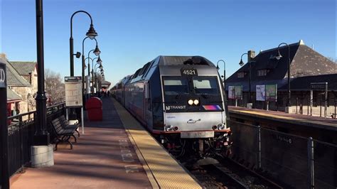 NJ Transit HD 60fps: Raritan Valley Line Trains @ Westfield Station (1/6/16) ALP-45DP & PL42AC ...