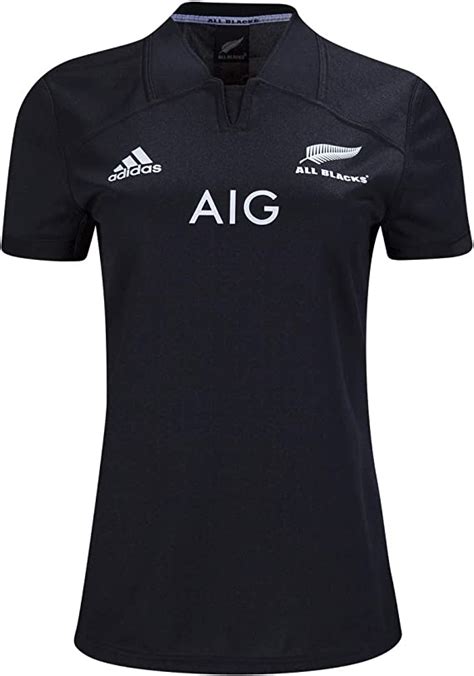 Amazon.com: adidas All Blacks Women's Home Rugby Jersey, X-Large: Clothing