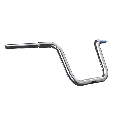 12 in. Ape Hanger Handlebar Kit, Chrome - MC Nordic