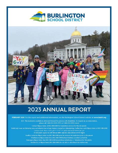 BSD Releases 2023 Annual Report, One-Pager, and Line Item Budget