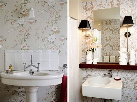 Bathroom Wallpaper Ideas / Best Bathroom Wallpaper Ideas 22 Beautiful Bathroom Wall Coverings ...