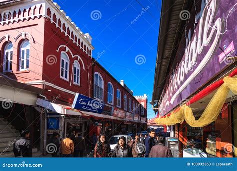 Shopping in the Mall Road, Mussoorie Editorial Stock Photo - Image of garhwal, dehradun: 103932363