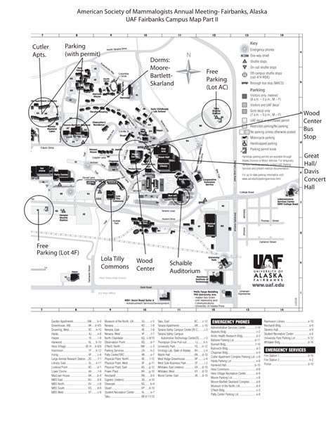 Fairbanks, Alaska UAF Fairbanks Campus Map Part II - DocsLib