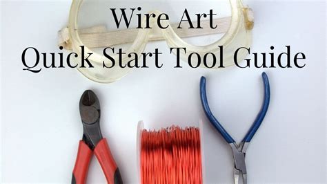 Wire Art for beginners - Quick Start Tool Guide | Spiral Crafts - YouTube