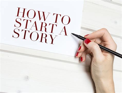 How to Start a Story